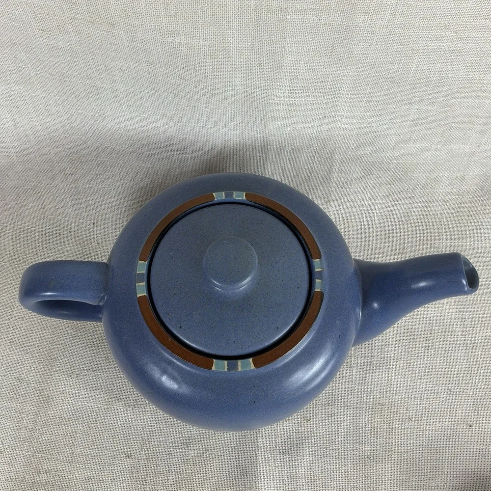 Dansk Mesa Sky Blue Coffee Tea Pot Teapot Southwestern Vintage‎ Portugal EUC